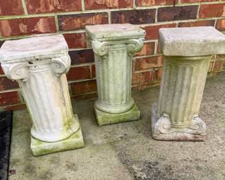 Concrete Garden Pedestals