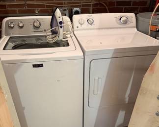 Maytag Washing Machine and GE Dryer