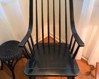 Tall Spindle Back Colonial Style Rocker
