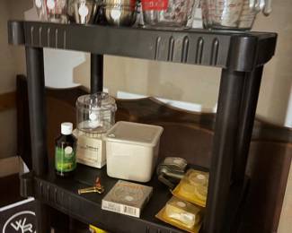 shelving w/misc