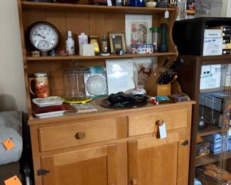 vintage open face hutche