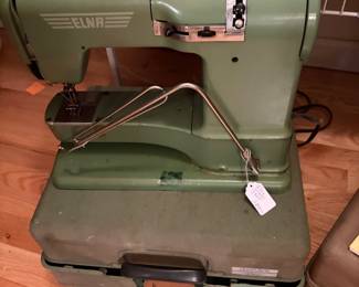 vintage Elna sewing machine, we have 2 of these with cases