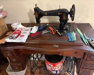 vintage sewing machine