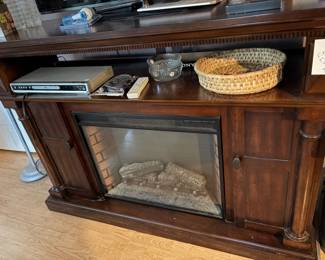 TV stand w/fireplace