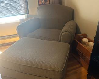 CHAIR AND OTTOMAN ~ $100