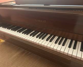 KIMBALL BABY GRAND PIANO ~ $650 ~ L 63, H 39, W 59