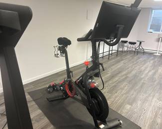 PELOTON FIRST GENERATION BIKE, MAT, SHOES ~ $150