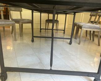 BASE OF RESTORATION HARDWARE DINING TABLE