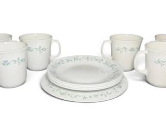 White Porcelain Plates Mugs