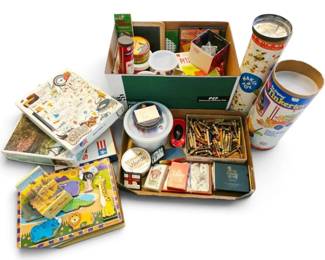 Mystery Puzzles, Tinker Toys, Cards More