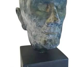 Sculpture Bust Old Barney By Beth Greismeyer
