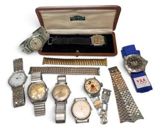 Benrus, Timex, Lark, More Vintage Mens Watches Some Run