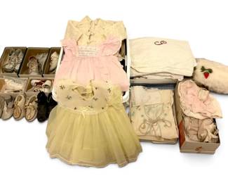 Vintage Baby Girls Clothes Shoes