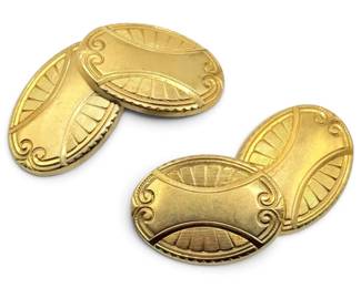 10k Gold Cufflinks 6.63g