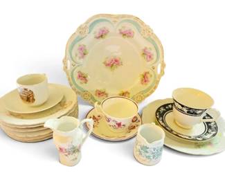 Vintage Plates, Creamers, Cup Saucers