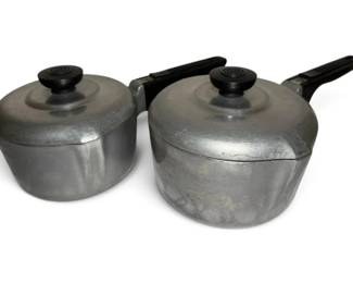 Vintage Wagner Magnalite Metal Pots