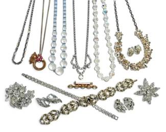Vintage Rhinestone Crystal Jewelry