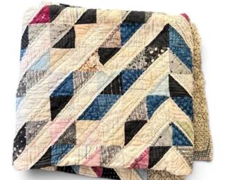 Diamond Pattern Patchwork Quilt