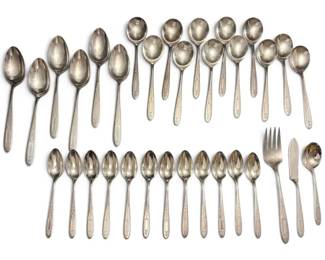 Collage Grosvenor Silverware Set Oneida Community