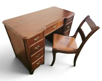 Vintage Wood Desk Chair