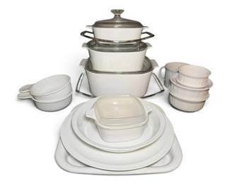 Vintage White Ceramic Dishes, Bowls, More Corningware Others