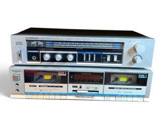 Pioneer Stero Receiver SX212 Technics Tape Deck