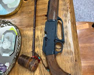 Native American pipe, BB gun