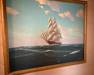 Large oil painting 