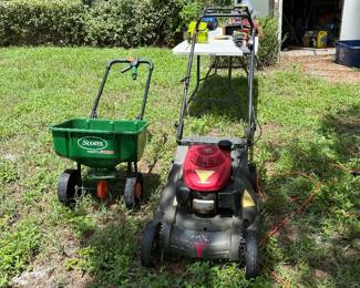 Spreader & mower