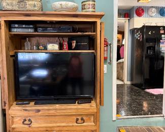 Armoire with tv