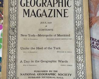 Issue #1 of National Geographic July 1918