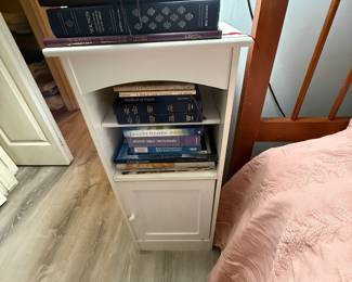 Bedside stand with religious books