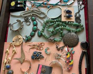 Native American, Mexican, pearls, jade, etc. 