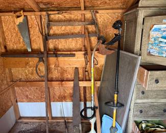 Saws, weed eaters