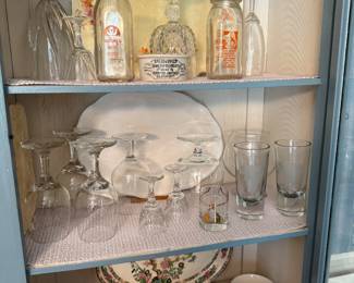 Porcelain and glass