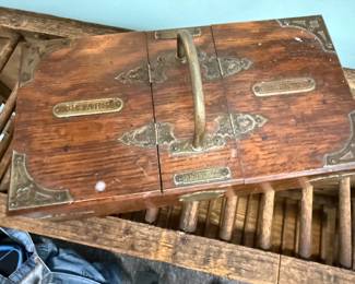 Cigar cigarette antique box