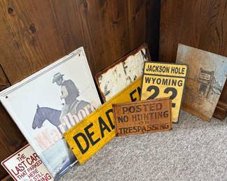 Vintage signs