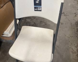 foldable chairs (set of 14)
