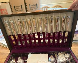 Antique silverware