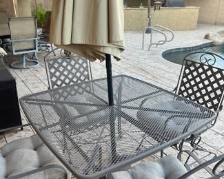 PATIO TABLE AND CHAIRS