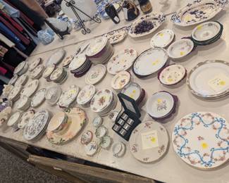 Vintage and antique china, porcelain