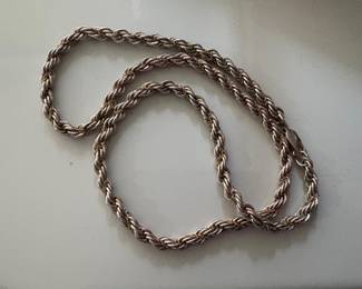 14k & sterling necklace 