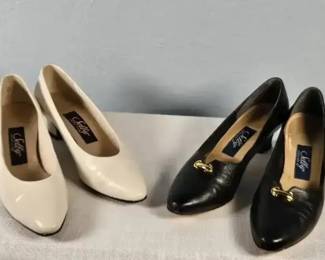 Selly Women's Leather Pumps, Size 7 – 2 Pairs
