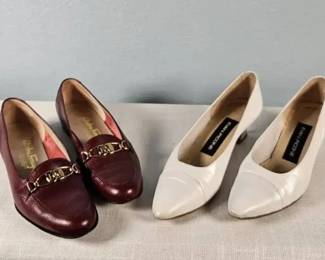 Ferragamo Boutique 7AA & Evan-Picone 7N Women's Shoes – 2 Pairs