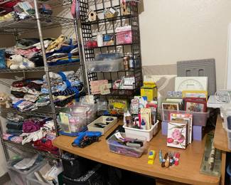 …yep, more fabric and supplies