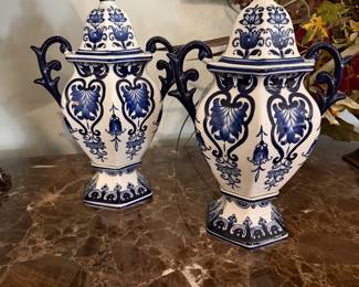 Blue and White 