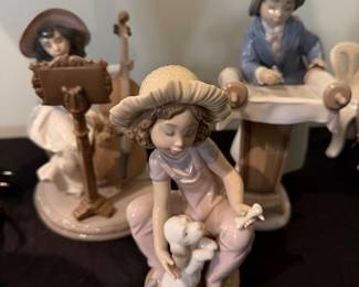 3 of 10 Lladro Pcs