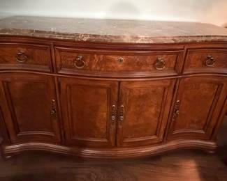 Marble Top Sideboard