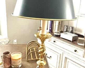 Brass base lamp
