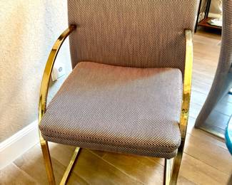 Set of 8 cantilever chairs